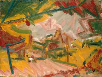 Frank Auerbach Primrose Hill 1978
