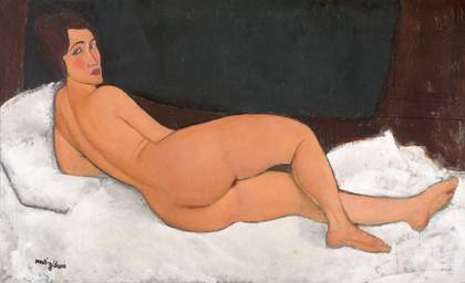 Amedeo Modigliani Nude 1917, Private Collection