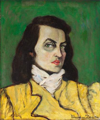 Fahrelnissa Zeid Self Portrait 1944 Sema and Barbaros Çağa Collection © Raad bin Zeid
