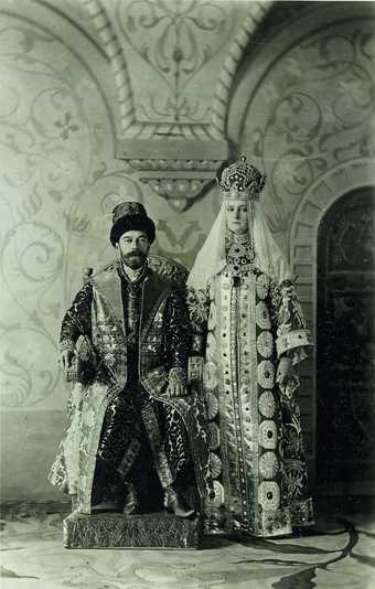 Tsar Nicholas II and Alexandra dressed for the Costume Ball in the Winter Palace, 1903