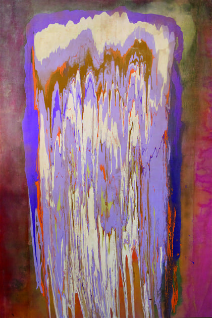 Frank Bowling Ziff 1974