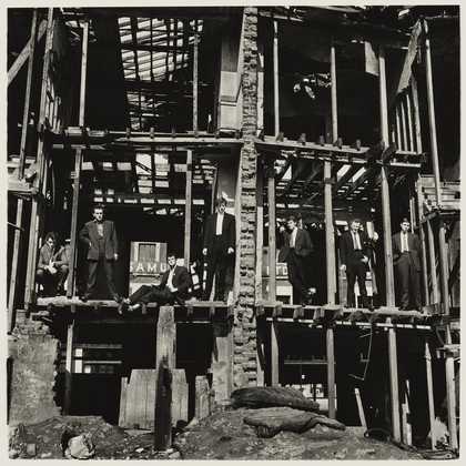 Don McCullin, The Guvnors in their Sunday Suits, Finsbury Park, London 1958 © Don McCullin