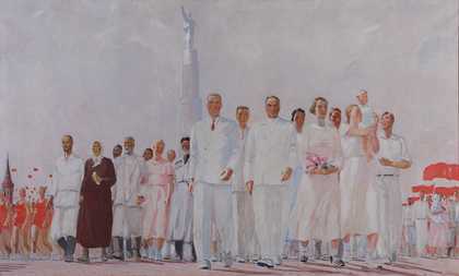 Alexander Deineka, Stakhanovites, 1937