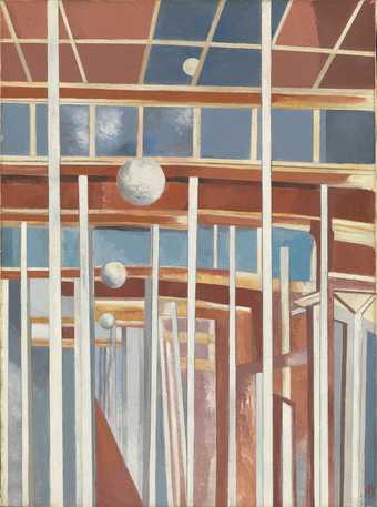 Paul Nash, Voyages of the Moon, 1934-7, Oil paint on canvas, collection & © Tate