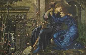 Sir Edward Coley Burne-Jones Love among the Ruins 1870-1873 Private Collection