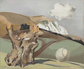 Paul Nash, Events on the Downs, 1934, Oil on canvas, Governement Art Collection (GAC), Paul Nash © Tate Photo: © UK Government Art Collection
