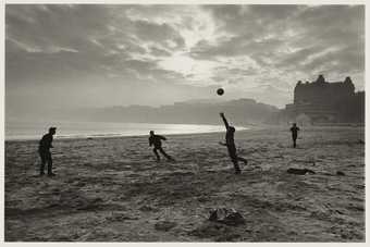 Don McCullin, Fishermen playing during their lunch break, Scarborough, Yorkshire 1967 © Don McCullin