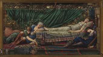 Sir Edward Coley Burne-Jones The Rose Bower 1896-1890 The Faringdon Collection Trust