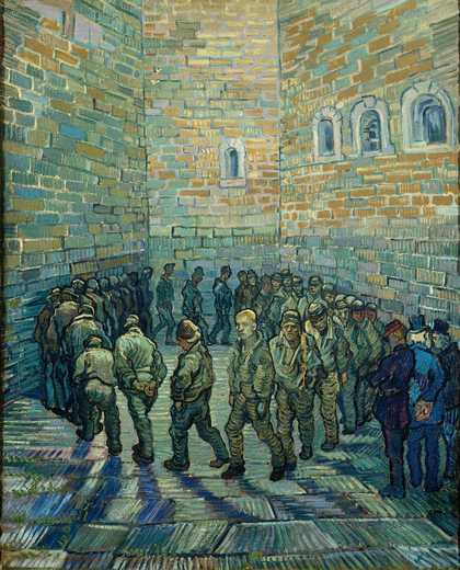Vincent van Gogh Prisoners Exercising 1890 State Pushkin Museum of Fine Arts (Moscow, Russia)