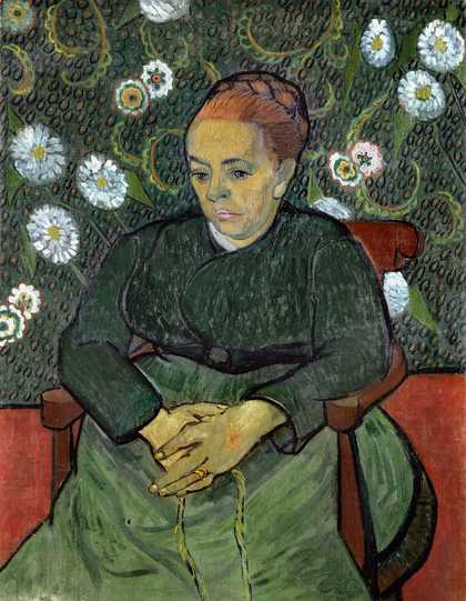 Vincent van Gogh Augustine Rouline (La berceuse) 1889 Stedelijk Museum (Amsterdam, The Netherlands)