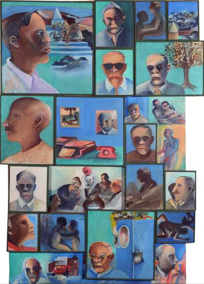 Bhupen Khakhar Gallery of Rogues 1993 Private collection © Estate of Bhupen Khakhar
