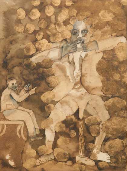 Image of Bhupen Khakhar' s Idiot 2003