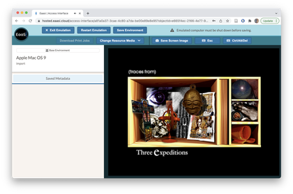 Screenshot of a browser window within which a black background and the image from fig.10 but better quality, without pixelation. Text reads: (traces from) and Three expeditions