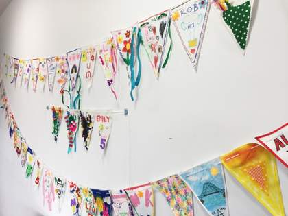 Celebrate Me bunting workshop