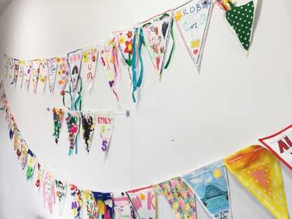 Celebrate Me bunting workshop