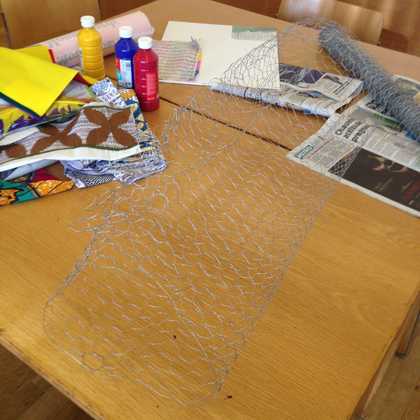 Chicken wire organic form 
