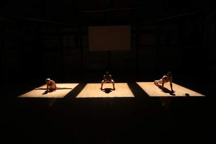 Drama, Theatre & Dance students from Royal Holloway University of London, photo by Nicola Hewitt-George