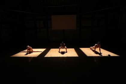 Drama, Theatre & Dance students from Royal Holloway University of London, photo by Nicola Hewitt-George