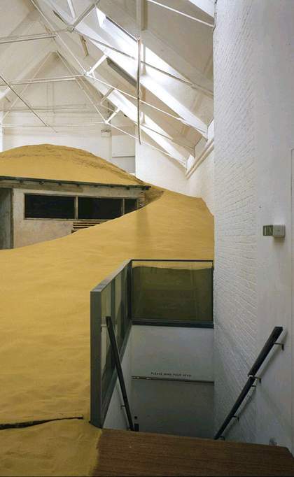 Installation view of Mike Nelson Triple Bluff Canyon at Modern Art Oxford