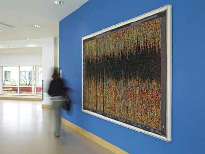 Susan Morris Installation shot of SunDial:NightWatch_Sleep/Wake_2011 2012 in John Radcliffe Hospital, Oxford