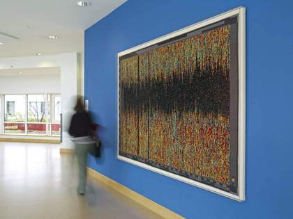 Susan Morris Installation shot of SunDial:NightWatch_Sleep/Wake_2011 2012 in John Radcliffe Hospital, Oxford