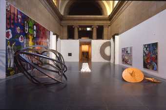 1984 Turner Prize exhibition hosted in the North Duveen sculpture Gallery (26 Oct-2 Dec 1984)