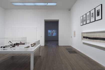 Installation view of the Robert Rauschenberg exhibition at Tate Modern, 1 December 2016 – 2 April 2017