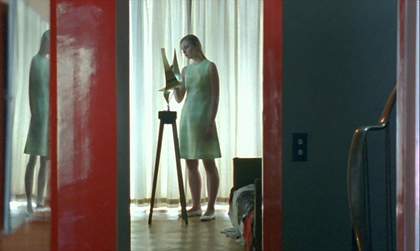 Ursula Mayer still from Interiors 2006