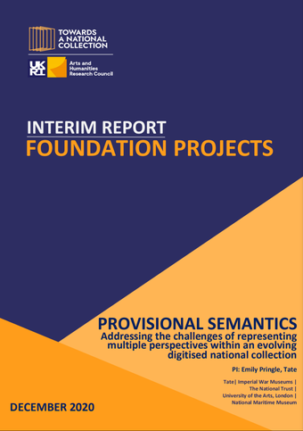 Cover page of report with title and partner logos, dated December 2020