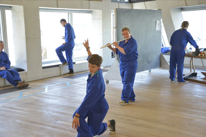 Enactment: Instruction no 8. ‘Real Life & How to live it: The Studio. Play the 3 chords G, C and D in any order at any tempo in any style on any musical instrument over and over’. Ross Sinclair