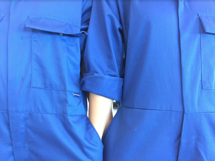 Enactment: Instruction no 62, ‘Be both in and out’, photo Melanie Stidolph