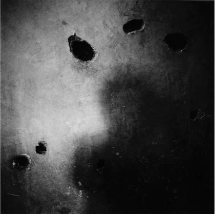 Black and white abstract photograph