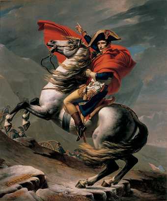 Jacques-Louis David Napoleon Crossing the St Bernard Pass c.1801