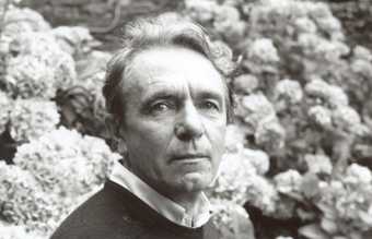 Black and white photograph of Jacques Rancière 