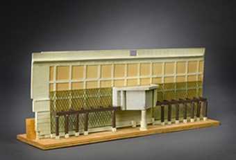 James Stirling Clore Gallery (Tate Britain) London, England: study model for the east elevation 1978–86
