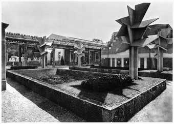 Jan and Joel Martel's cubist concrete trees at the Exposition des Arts Decoratifs, Paris, 1925