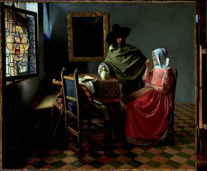 Jan Vermeer The Glass of Wine 1661–2