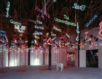 Installation view of Jason Rhoades My Madinah - in Pursuit of My Ermitage 