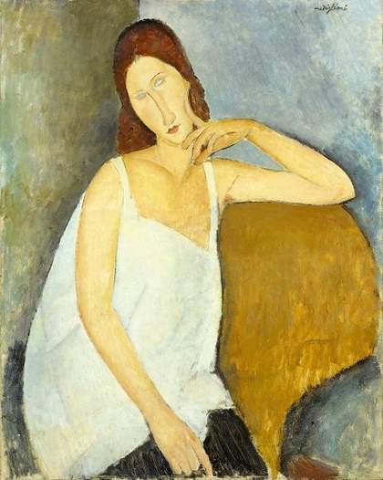 Image of Jeanne Hébuterne 1919 Oil paint on canvas