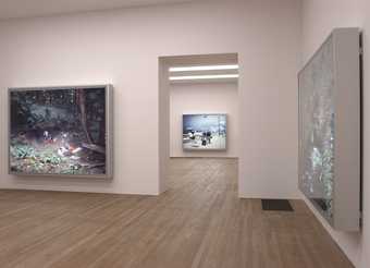 View of Jeff Wall 1978 - 2004 exhibition at Tate Modern