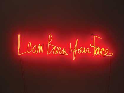 Jill Magid I Can Burn Your Face 2008, installation view