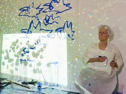 Joan Jonas, Draw Without Looking 2013