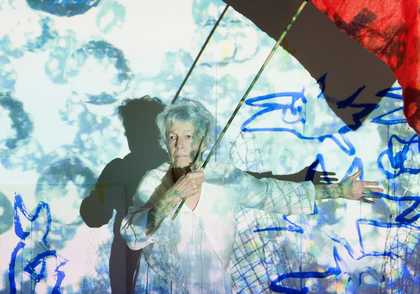 Joan Jonas, Draw Without Looking 2013