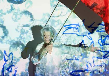 Joan Jonas, Draw Without Looking 2013