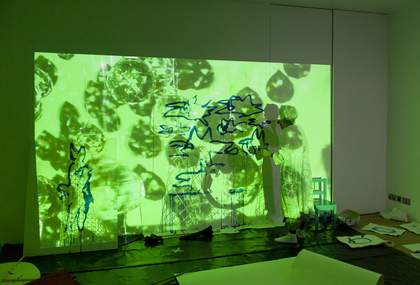 Joan Jonas, Draw Without Looking 2013