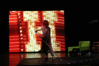 Joan Jonas, Helen in Egypt: Lines in the Sand 2004