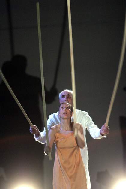 Joan Jonas, Helen in Egypt: Lines in the Sand 2004