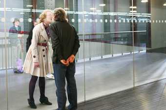 Jiří Kovanda, Kissing Through Glass 2007