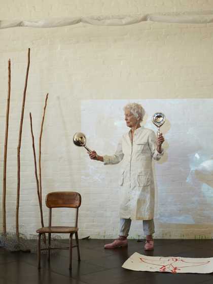 ​Joan Jonas, photography by Toby Coulson © Tate​