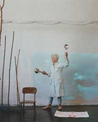 Photograph of artist Joan Jonas